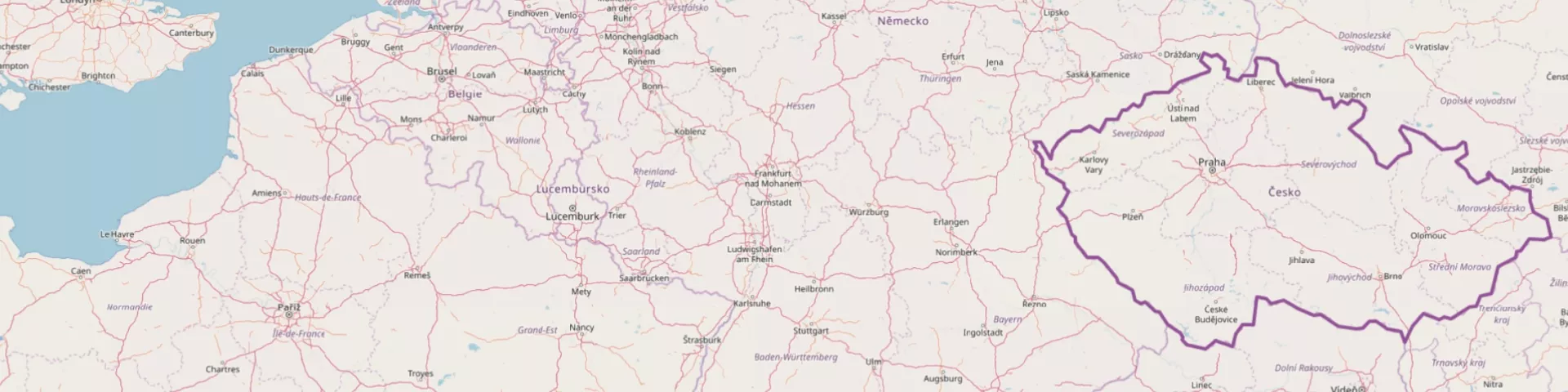 Map Czech Republic